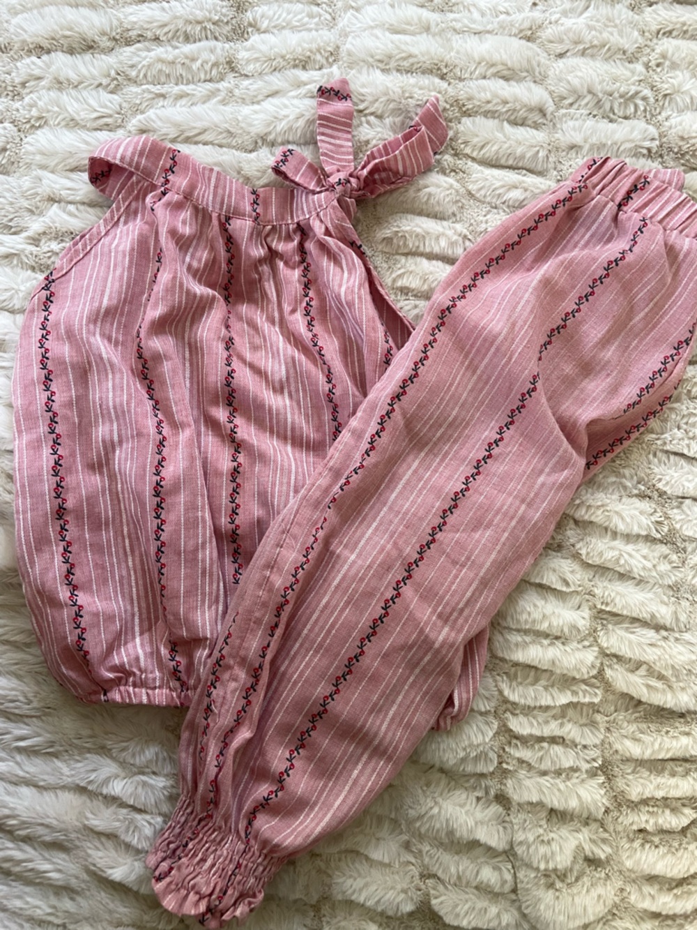 Pink matching set